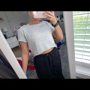 White Fox Boutique Cropped Shirt